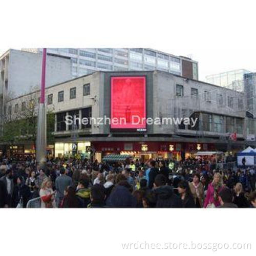 Full Color Outdoor Advertising LED Display 12mm Pixel Pitch